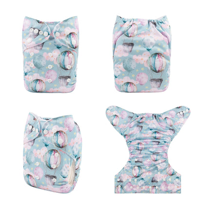 Washable Baby Nappy Eco-friendly With Microfiber Insert YDP112