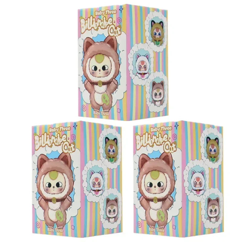 Baby Three Billionaire Lucky Cat Series – Blind Box | Cute Fortune Cat Collectible Figures