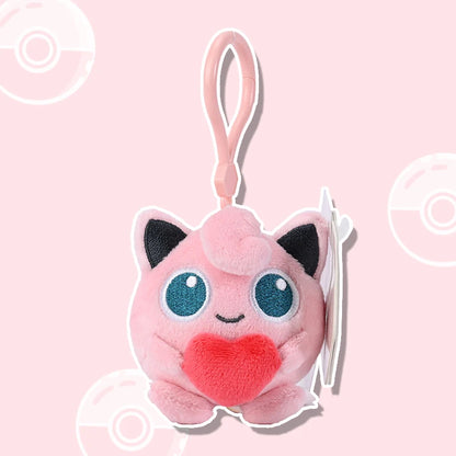 Cute Pokémon Plush Keychains Backpack Charms 7.5cm Jigglypuff