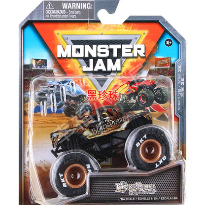 Monster Mutt Monster Jam Grave Digger 1:64 Scale Die Cast Alloy Truck Toys Monster Jam Grave Digger Monster Truck Boys Off-Road Burgundy