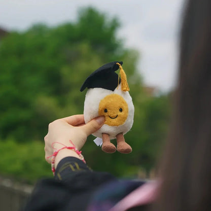 Plush Egg Graduation Stuffed Toy - 14cm