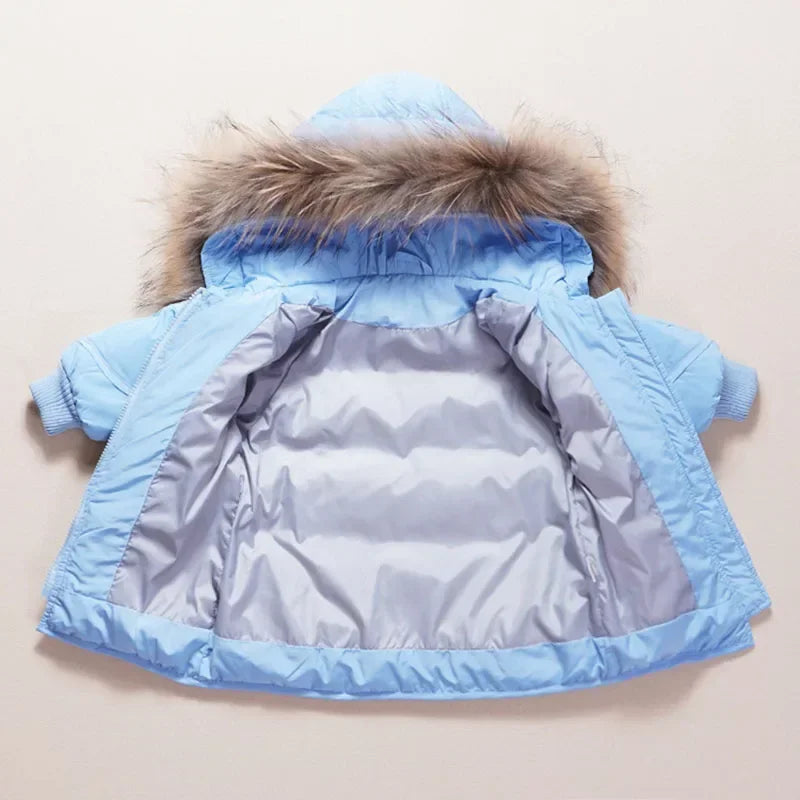 Baby/Toddlers Duck Down Coat + Jumpsuit Overalls (Age 12M-4YRS)