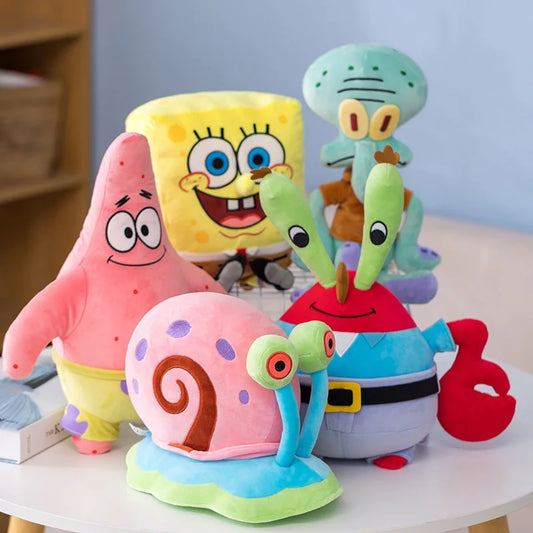 Plush SpongeBob SquarePants Stuffed Toy 15-35cm