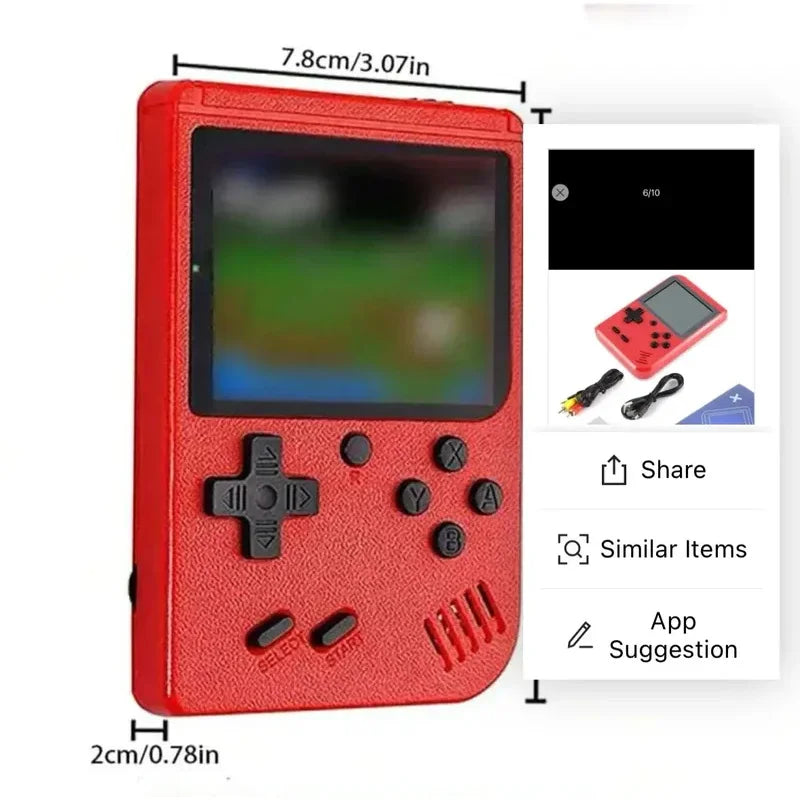 Portable Retro Handheld Game Console 400 Classic Multiple Classic Games Built-in