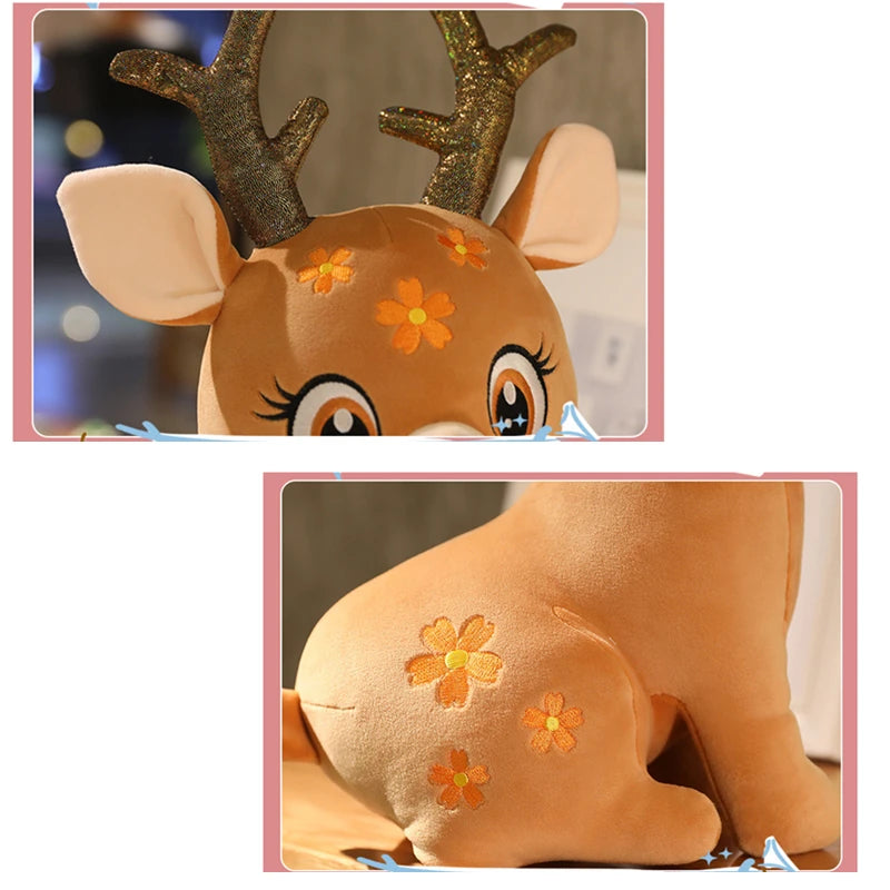 Plush Christmas Reindeer Stuffed Toy - 32cm