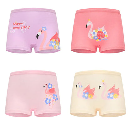 4 Piece - Girls Cotton Underwear 4 pieces 4