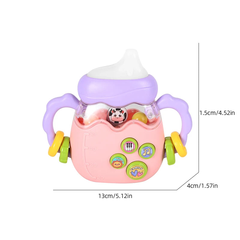Baby Bottle Rattle Puzzle Pacifier Toy