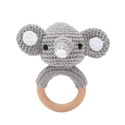 Baby Crochet Bunny Rattles Elephant