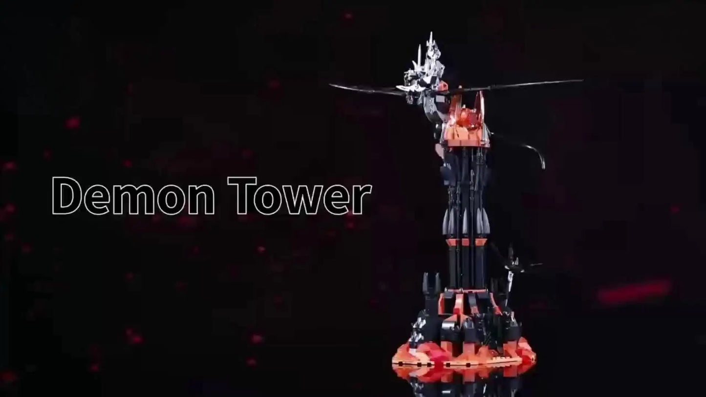 Fell Beast & Magic Tower Building Blocks – Fantasy Fortress MOC Set - 997pcs