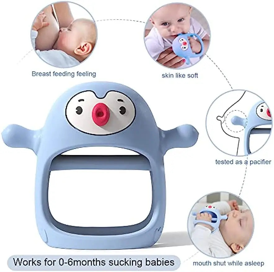 Smily Mia Penguin Silicone Teether