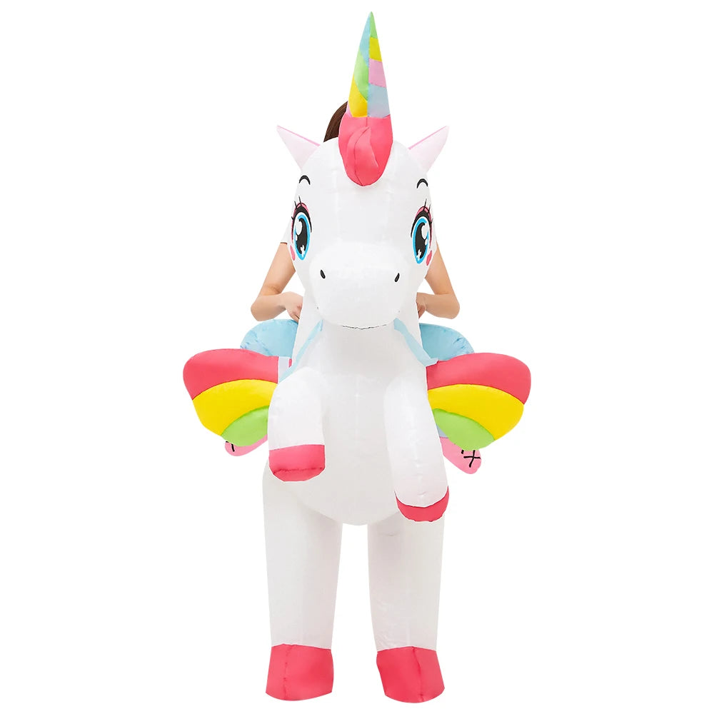 Adult Unicorn Rooster Inflatable Costume
