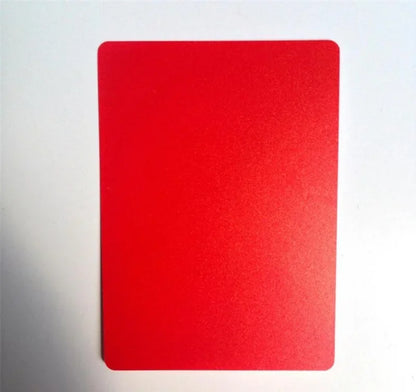 Red/Black Texas Holdem Plastic Playing Card m