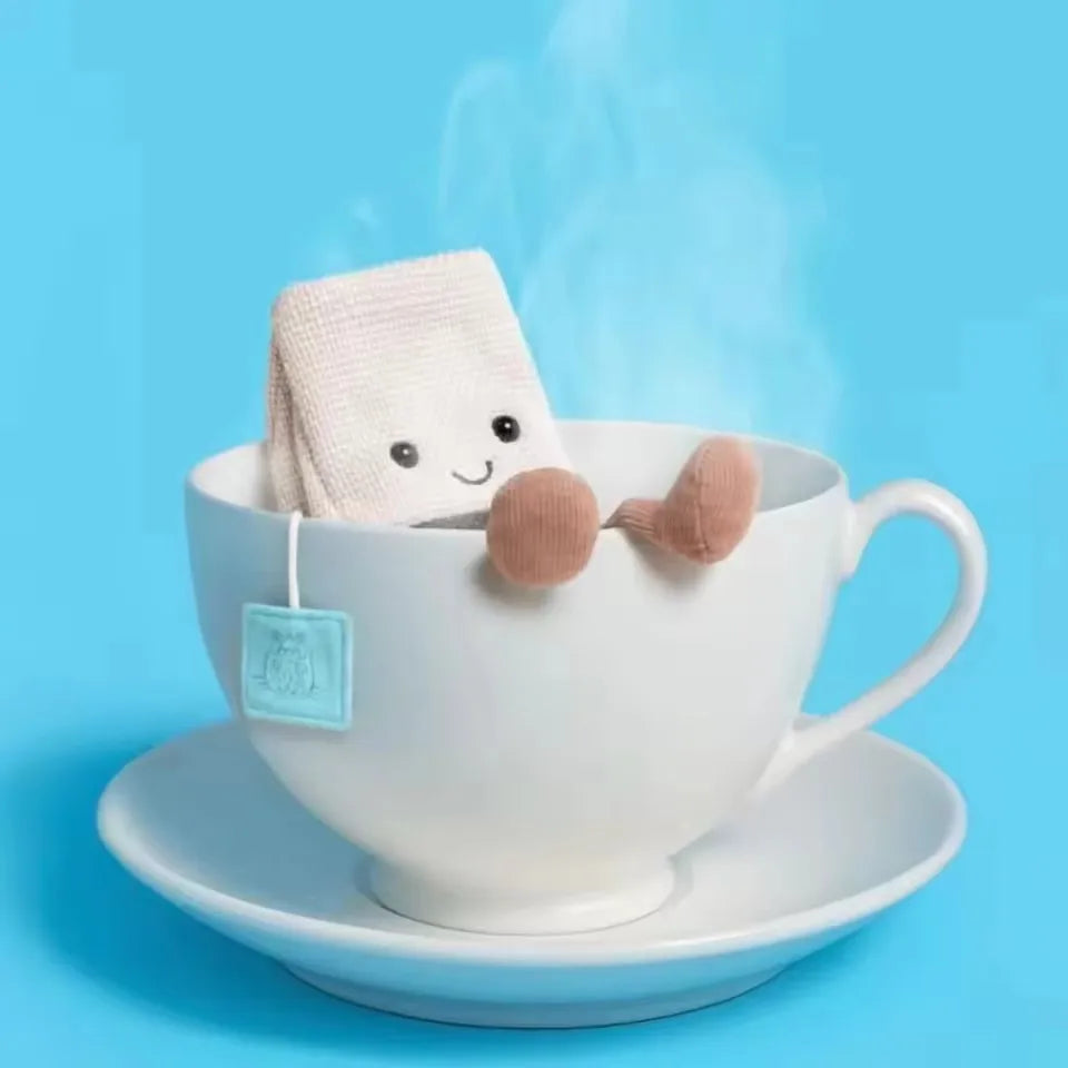 Jellycat Amuseables Steepy Tea Bag | Soft Plush Collectible