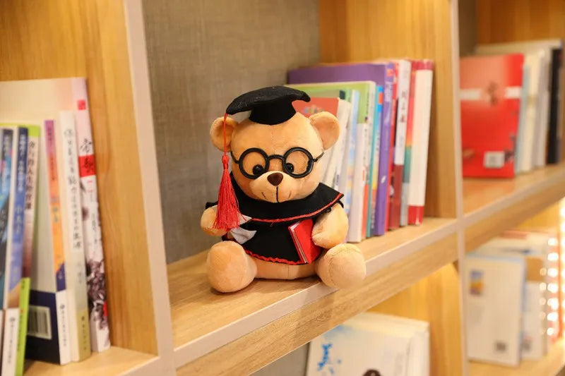 Plush Graduation Teddy Bear Stuffed Toy - 18/23cm