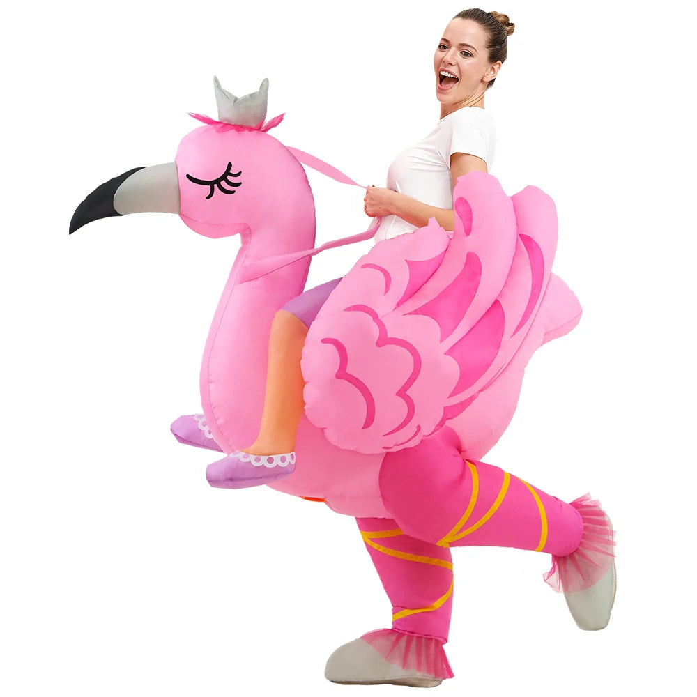 Adult Unicorn Rooster Inflatable Costume 01.1240 Fit Height 150-195cm