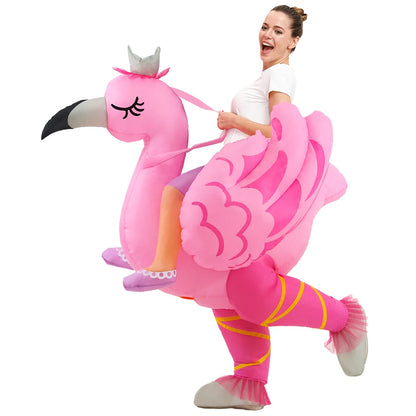 Adult Unicorn Rooster Inflatable Costume 01.1240 Fit Height 150-195cm