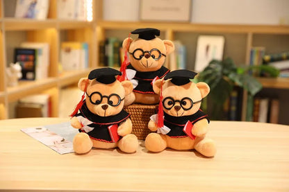 Plush Graduation Teddy Bear Stuffed Toy - 18/23cm