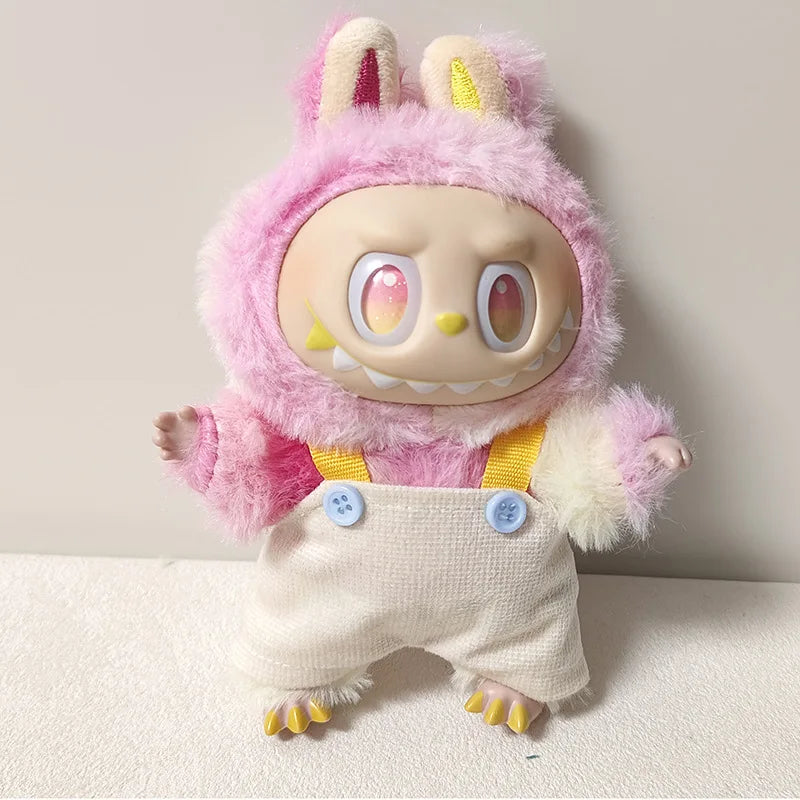 Labubu V3 V2 V1 Outfit Accessories Idol Doll Clothing - 17cm Baise