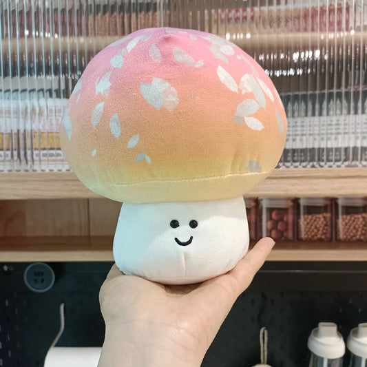 Plush Shiitake Mushrooms Stuffed Toy - 18x20cm