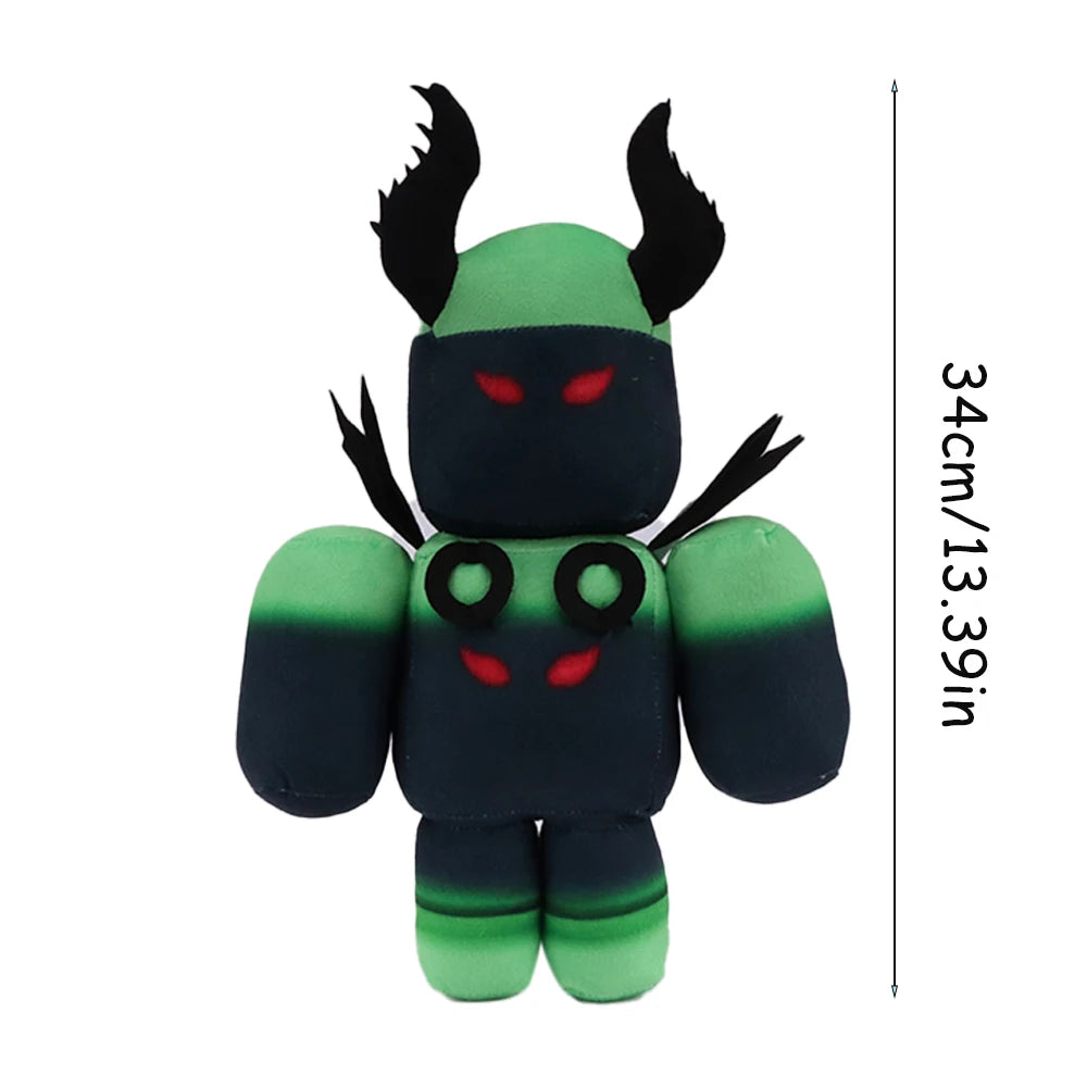 Plush Toilet Tower Defense Stuffed Toy - 34cm Green