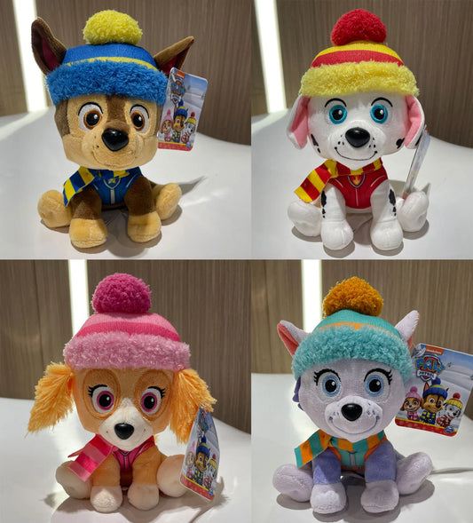 Paw Patrol Holiday Style Plush – Skye, Chase & Everest | Official Licensed Toy • 15–21cm