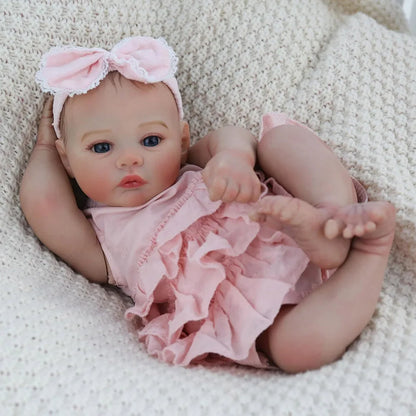 Realistic Reborn Baby Doll Soft Silicone Full Body - 48cm