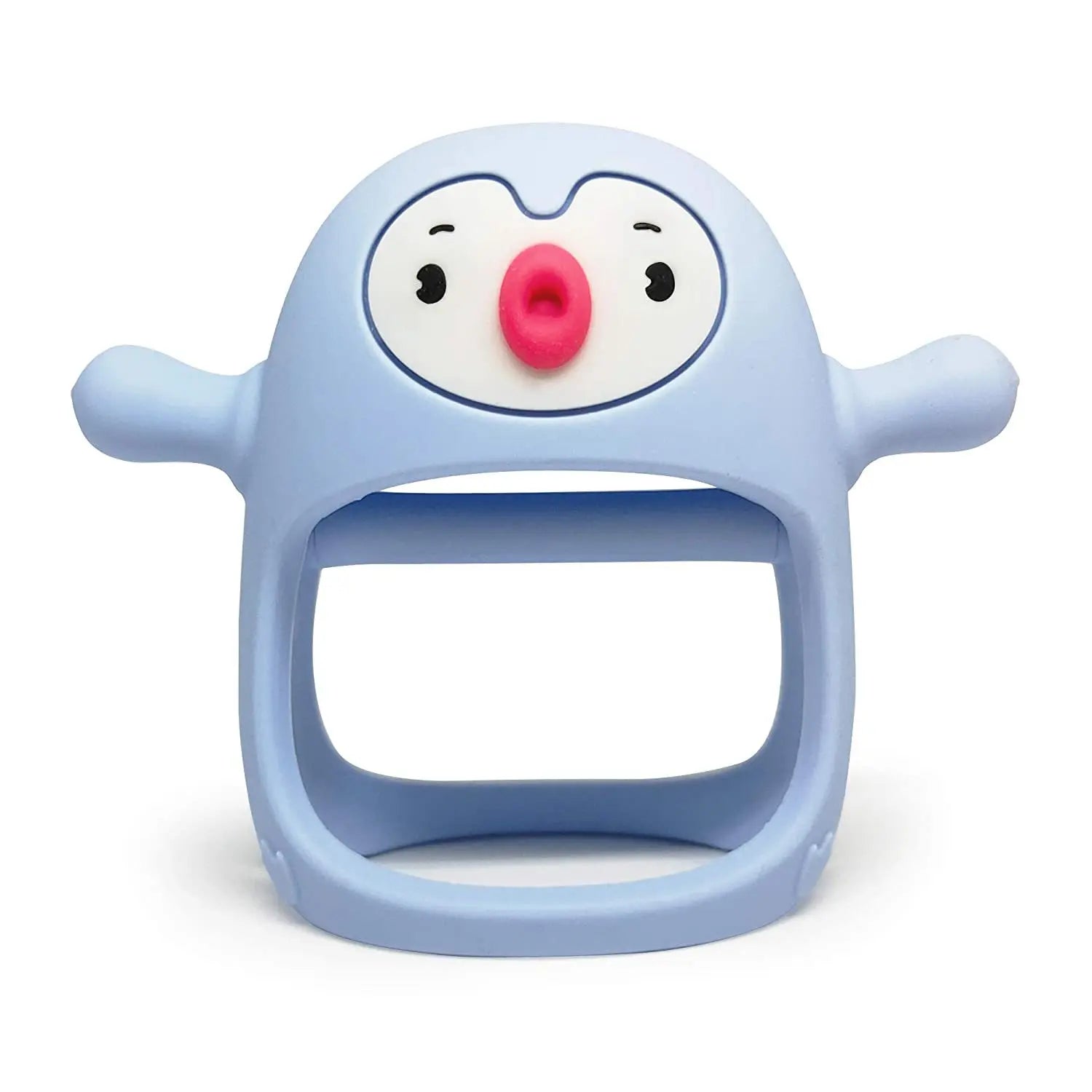 Smily Mia Penguin Silicone Teether Blue