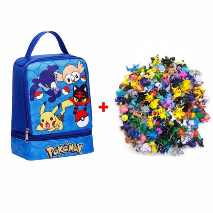 144 style Pokemon Figure with Storage Bag Monster elf ball Set Toy Pikachu Anime Action Mini Small Pokeball Child birthday Gift 2