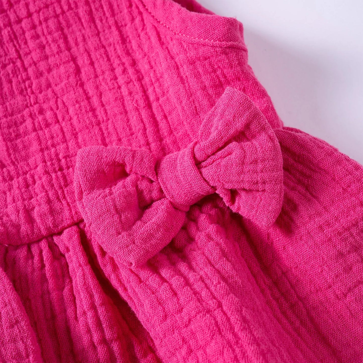 Baby/Toddler Sleeveless Bowknot Ruffled Vest Camisole & Shorts (Age 6M-5YRS)