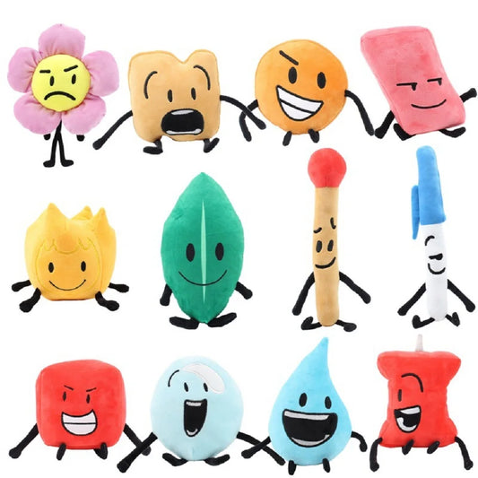 Plush One Two Four X Six Battle For Dream Island Stuffed Toy - 15-30cm