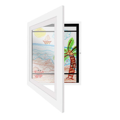 Children’s Art Magnetic Frame for Poster Photo Drawing Paintings White A4 21X30cm