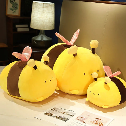 Plush Bee Pillow Stuffed Toy - 35/50CM