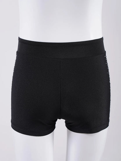 Girls Rhinestones Dance Shorts (Age 4-16 YRS)