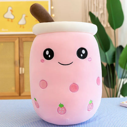 Plush Boba Bubble Tea Stuffed Toy - 25cm