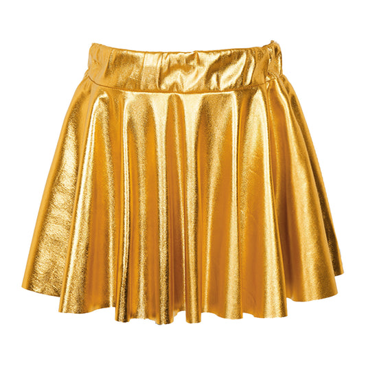 Girls Metallic Pleated Skirt (Age 2-16 YRS)
