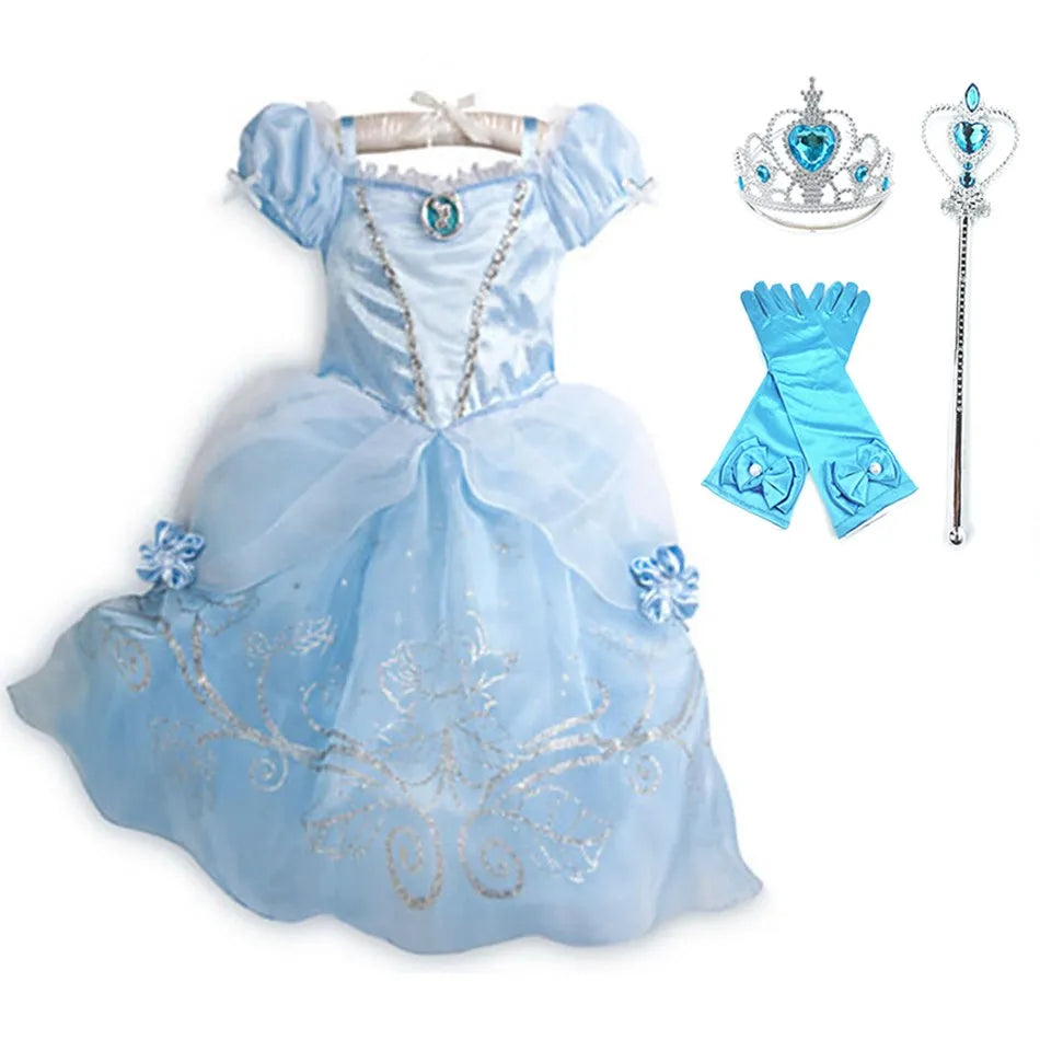 Girls Princess Costume Dress (