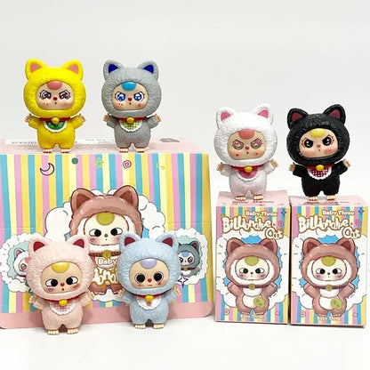 Baby Three Billionaire Lucky Cat Series – Blind Box | Cute Fortune Cat Collectible Figures