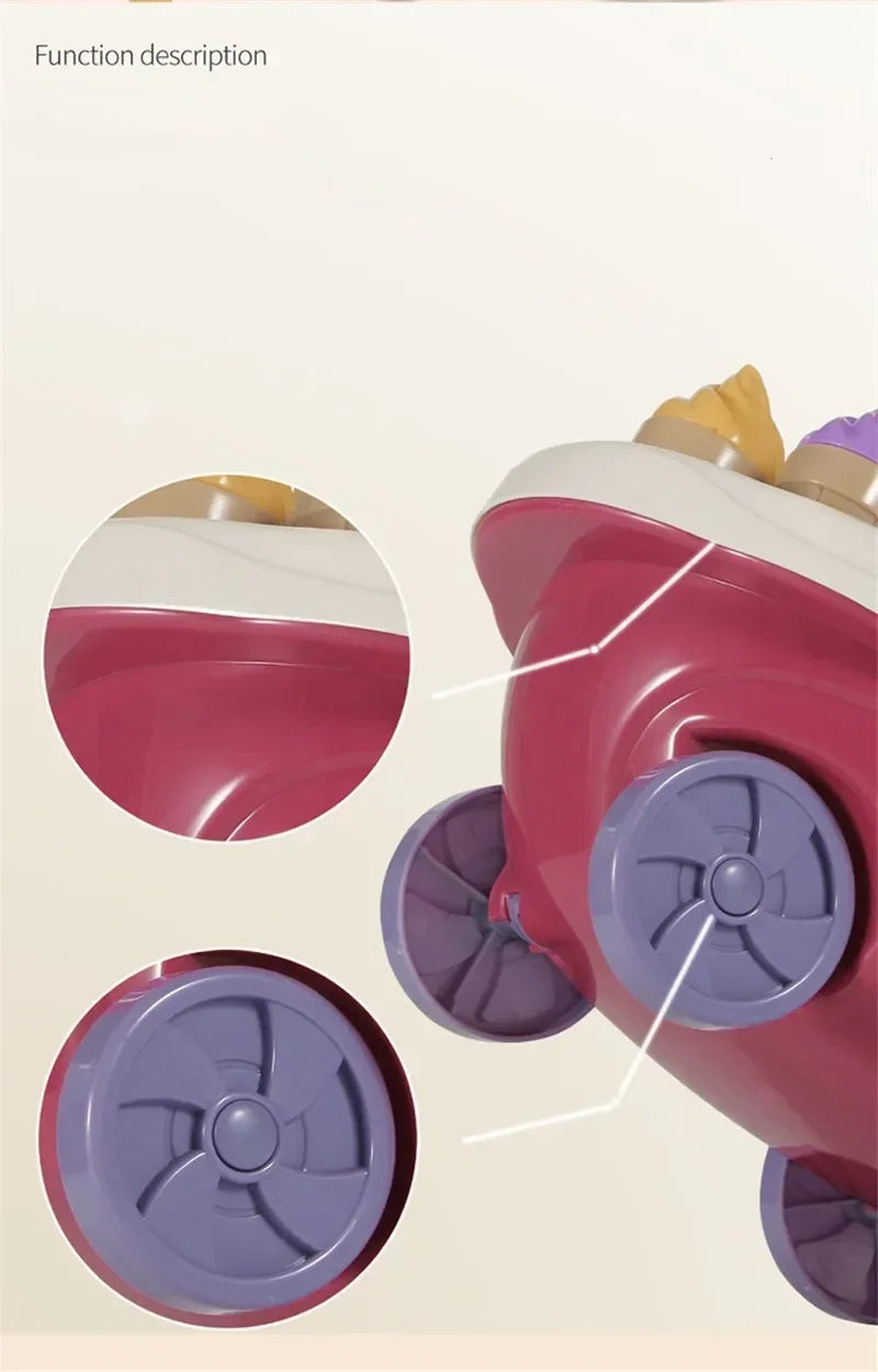 Children's Mini Candy Ice Cream Cart with Lighting Music Toy