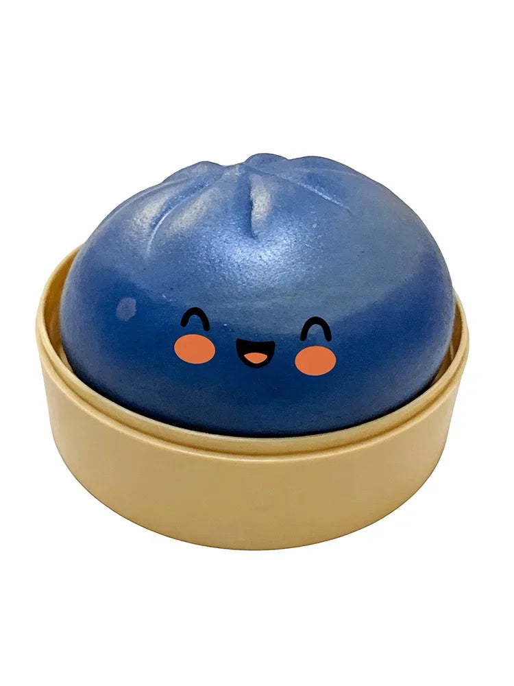 Ultra Rare Gold Glitter Dumpling Squishy – Sensory Stress Toy 4