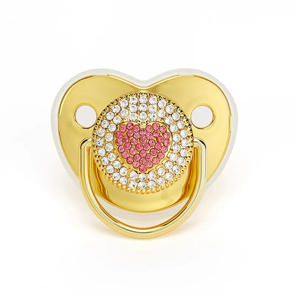 Newborn Pacifier Silicone BPA Free Golden Single