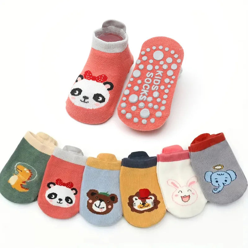 6 Pairs Cotton Animak Socks