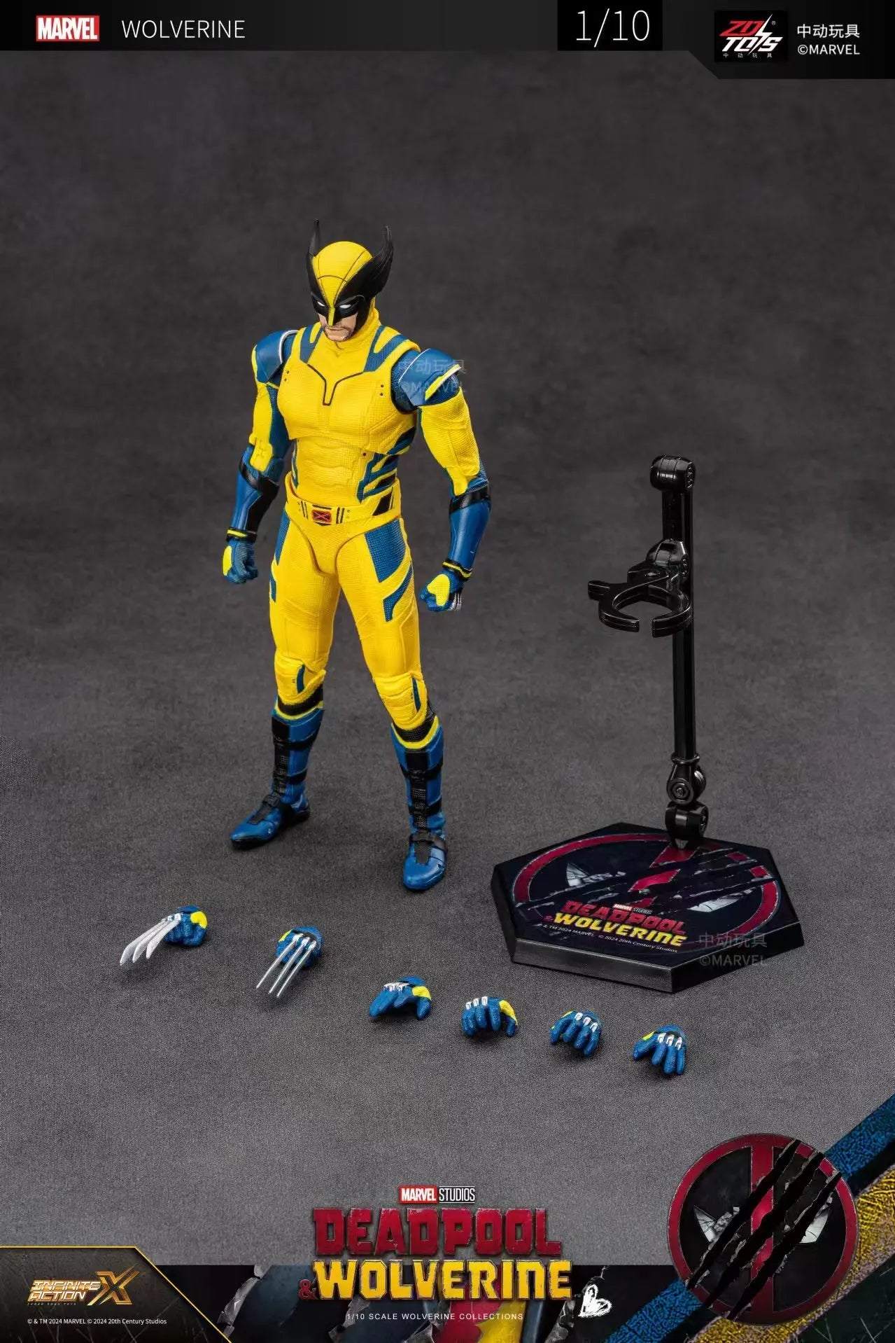 Deadpool & Wolverine Action Figure X-Men Limited Guardians of The Galaxy Toys