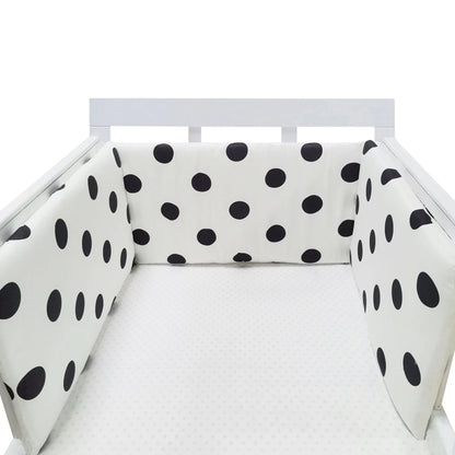 Baby Bumper Washable Crib Protector Grey