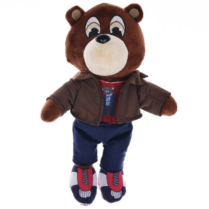 Plush Kanye Dropout Teddy Bear Stuffed Toy 25-28cm