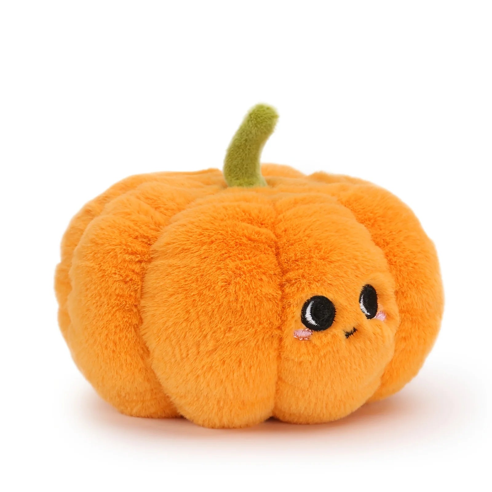 Plush Orange Pumpkin Stuffed Toy - 10cm