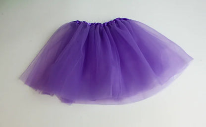 Girls Ballet Tutus Mini Skirt (Age 24M-7 YRS) Purple 2-7Y
