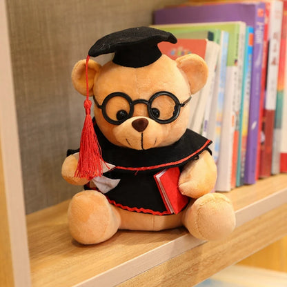 Plush Graduation Teddy Bear Stuffed Toy - 18/23cm