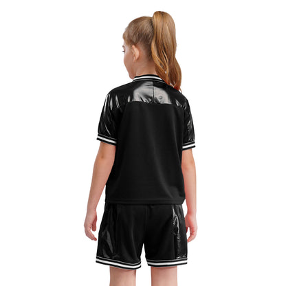 Girls/Boys Sports Shorts & T-shirt Sets (Age 6-16YRS)