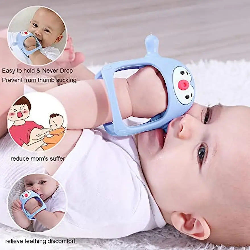 Smily Mia Penguin Silicone Teether