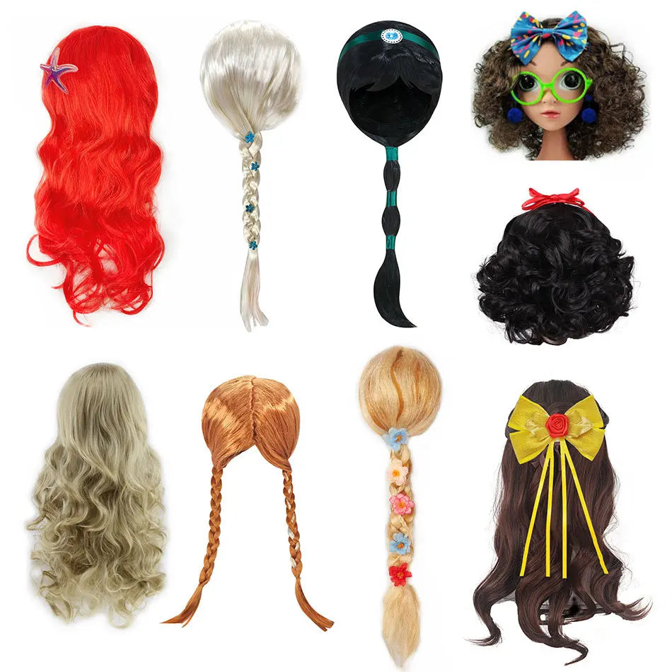 Girls Dress Up Princess Wig